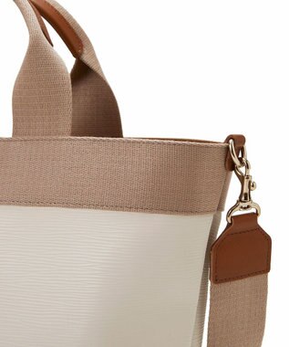 TOPKAPI 【Breath TOPKAPI】RIPPLE リプル ファスナー付 縦型 2way トートバッグL アイボリー