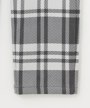 PW CIRCULUS 【MEN】チェック柄 スエードライクテーパードパンツ グレー系5