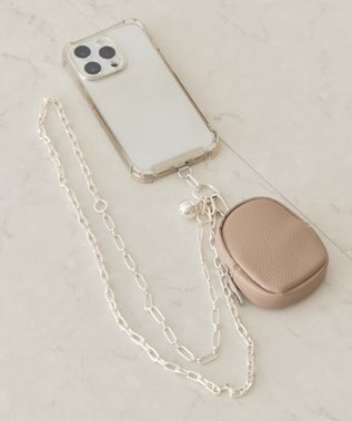 AMERICAN HOLIC マルチスマホショルダー Gray Beige