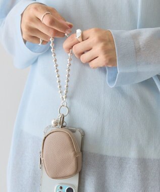 AMERICAN HOLIC マルチスマホショルダー Gray Beige