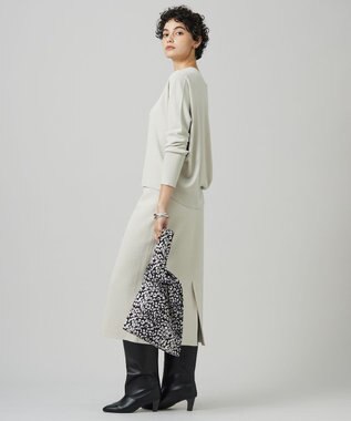 ICB 【洗える】 クロスコンビ Vネックプルオーバー トープ系