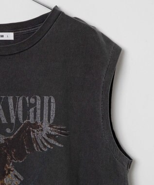WEGO 【ユニセックス着用アイテム/手洗い可】ピグメントグラフィックノースリーブ 柄1