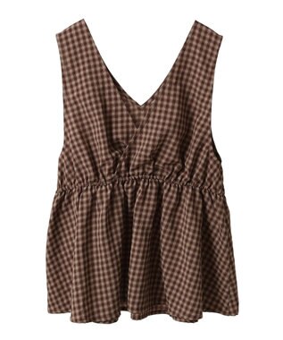 AMERICAN HOLIC 【前後2way】アソートペプラムベスト Check