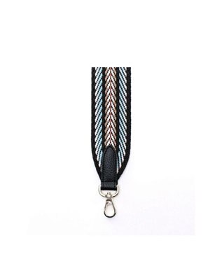 A.D.M.J. 【別売り】イタリアンテープショルダーストラップ(レギュラー/107cm) BK/SKK