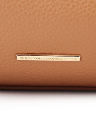 23区 アクリルハンドル バッグ キャメル系