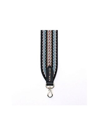 A.D.M.J. 【別売り】イタリアンテープショルダーストラップ(レギュラー/107cm) BK/SKK