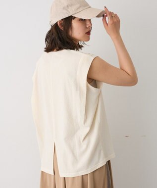 CRAFT STANDARD BOUTIQUE バックタックノースリーブプルオーバー