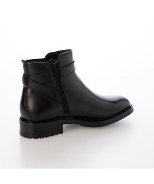 ing <ing>【WEB限定】クロスベルトデザインショートブーツ ブラック