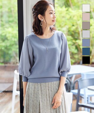 洗える 大人可愛い異素材パフ袖トップス Tiaclasse ファッション通販 公式通販 オンワード クローゼット 洗える 大人可愛い異素材パフ袖トップス Tiaclasse ファッション通販 公式通販 オンワード クローゼット