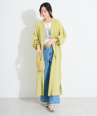 CRAFT STANDARD BOUTIQUE ジョーゼットワンピース Yellow