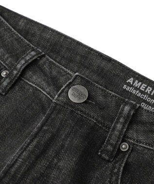 AMERICAN HOLIC テーパードデニム Black