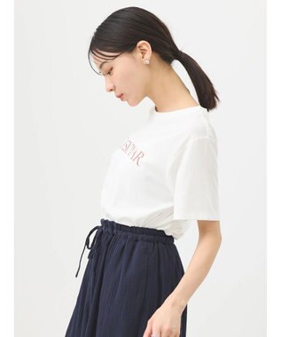 earth music&ecology ＥＣＬＯＳＩＯＮＡＲ　半袖ＴＥＥ Off White