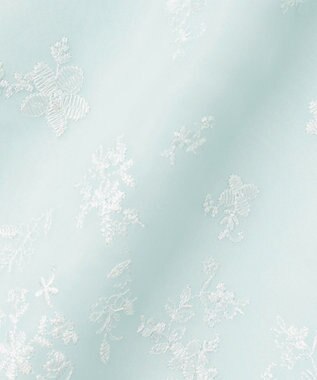 ANY KIDS 総刺繍 花柄ワンピース ミント