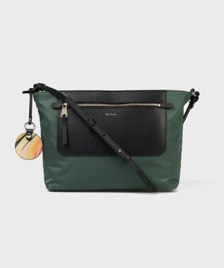 Paul Smith モダンナイロン ショルダーバッグ グリーン