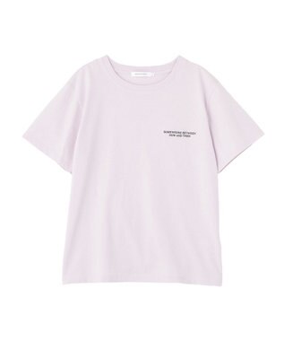 AMERICAN HOLIC フォト&レタリングプリントTシャツ Lavender