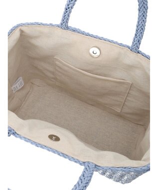 Green Parks ・ラメかごバッグ Blue