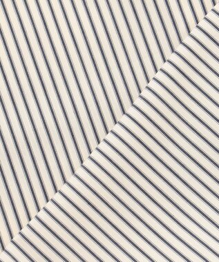 組曲 L 【ボウタイ付き】メッセージシャーティング シャツ アイボリー系1