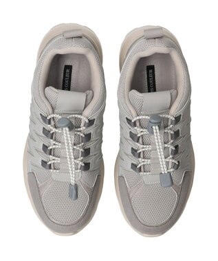 Bridget Birkin 【PARADIS COULEUR】異素材コンビワントーンスニーカー グレーコンビ