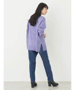 earth music&ecology センタープレスデニムパンツ Indigo