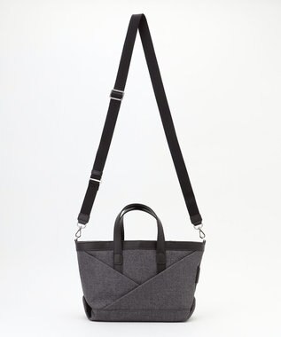 Y'SACCS リネンライク　イニシャルトート　Sサイズ ブラック