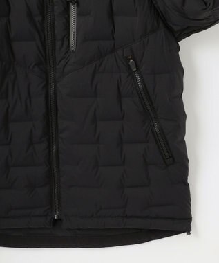 JOSEPH ABBOUD MOUNTAIN 【ストレッチ/軽量/パッカブル/ライナードッキング対応】2WAYストレッチダウンパーカー ブラック系