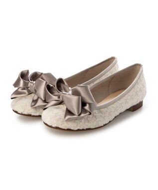 MODE ET JACOMO <MODE ET JACOMO>ラウンドリボンバレエシューズ