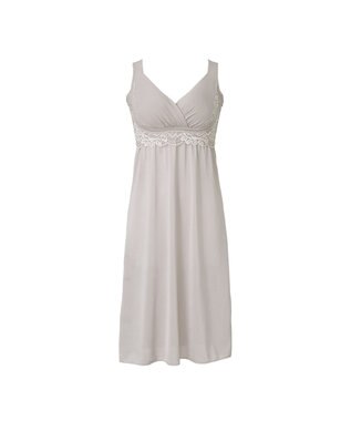 BRADELIS New York 【BRADELIS NewYork peace】綿混キャッチャーカップレースブラスリップ25 補正 下着 インナー カップ付き ワンピース