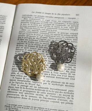 Pisceans ビンテージエンブレムブローチ マットゴールド