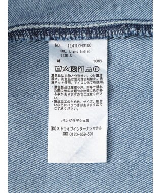 earth music&ecology ボタンキャミデニムワンピース Light Indigo