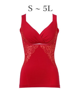 BRADELIS New York 【BRADELIS NewYork peace】綿混キャッチャーカップレースブラキャミ25 ノンワイヤー 補正下着 補整 カップ付き ブラトップ ボディシェイパー