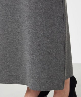 NAVE 【ReNAVE・洗える】スムースニット マルチWAYワンピース グレー系