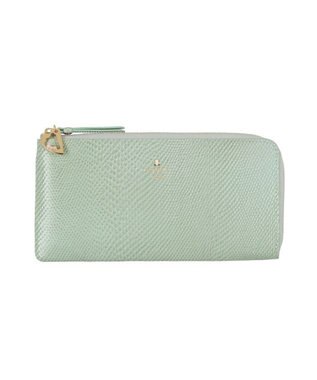 LANVIN en Bleu マゼンダ Lファスナー長財布 グリーン