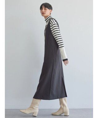 AMERICAN HOLIC バイパチリブタートルニットプルオーバー Border