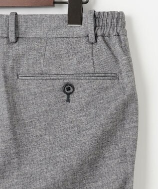 JOSEPH ABBOUD 【ウエストも伸びる！/ストレッチ/弱撥水】フランネルジャージ コンフォートパンツ ライトグレー系