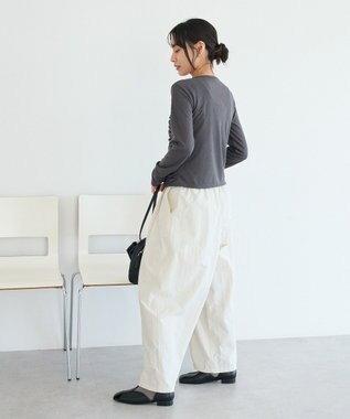 CRAFT STANDARD BOUTIQUE シャーリングカーディガン Gray Mixture