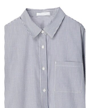 Green Parks アソートシャツワンピース Stripe Navy