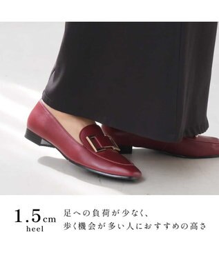 Pointer 日本製 国産牛革ローファー ワイン