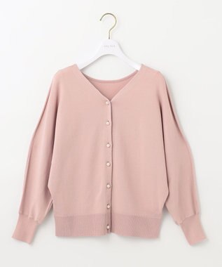 ANY SIS 【優木まおみさんコラボ】愛しの着回し カーディガン×ブラウス セット ペールピンク×オフ