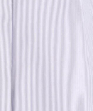 J.PRESS LADIES 【洗える】 BEZ VEGA フリル ストライプ ブラウス ふじ色系1