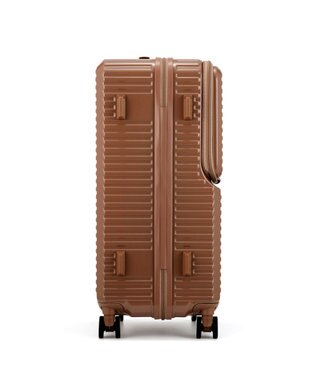 ACE BAGS & LUGGAGE EDGELINK クルーズボックスグリント スーツケース 64L フロントオープン 09143 エッジリンク ブラウン