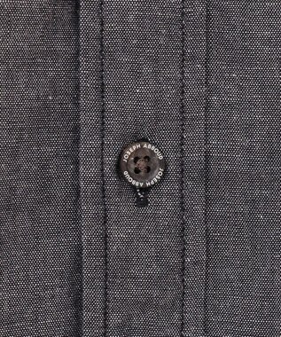 JOSEPH ABBOUD 【JOE COTTON使用】オーガニックコットンダンガリー シャツ ブラック系