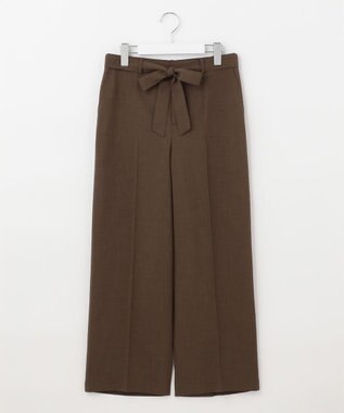 J.PRESS LADIES 【洗える・接触冷感】マルソースパンボイル パンツ ブラウン系