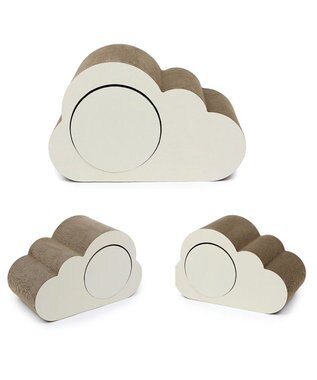 PET PARADISE 猫 爪とぎ ダンボール 単品《月 / 雲》 雲