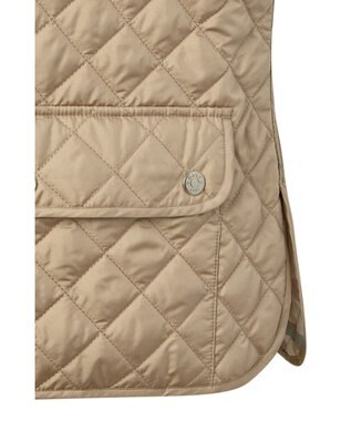 DAKS 【DAKS GOLF】キルティングベスト ベージュ