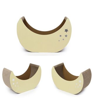 PET PARADISE 猫 爪とぎ ダンボール 単品《月 / 雲》 月