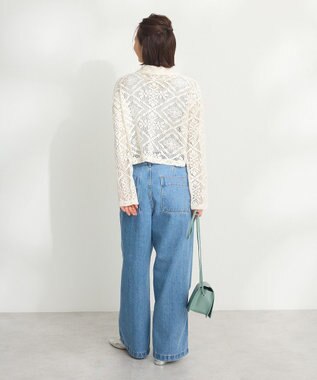 CRAFT STANDARD BOUTIQUE クロシェレースカーディガン Ivory