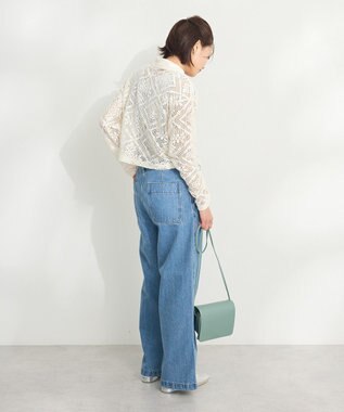 CRAFT STANDARD BOUTIQUE クロシェレースカーディガン Ivory