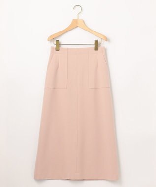 組曲 【洗える・ウエストゴム仕様】2WAYストレッチ スカート ピンク系