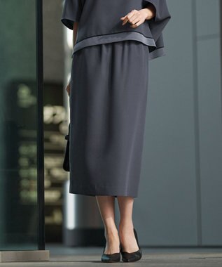 FluidBackSatin ナロースカート