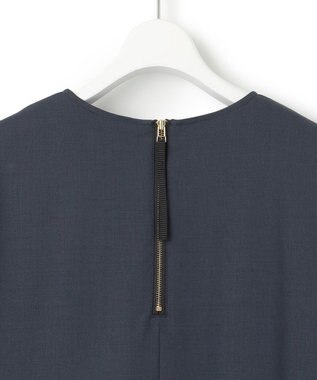 23区 【洗える】TWマットクロス ワンピース ネイビー系